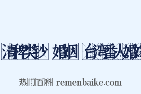 清稗类钞·婚姻·台湾番人婚嫁是什么意思的图片